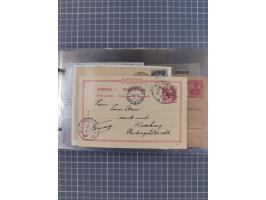 1897/1934, Sammlung “DSP LINIE BREMEN-LA PLATA” mit ca. 135 Briefen, Karten und GSK mit diversen Unterscheidungs-Buchstaben, 