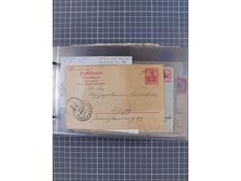 1897/1934, Sammlung “DSP LINIE BREMEN-LA PLATA” mit ca. 135 Briefen, Karten und GSK mit diversen Unterscheidungs-Buchstaben, 