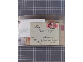 1897/1934, Sammlung “DSP LINIE BREMEN-LA PLATA” mit ca. 135 Briefen, Karten und GSK mit diversen Unterscheidungs-Buchstaben, 