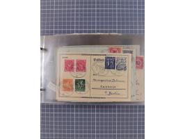 1897/1934, Sammlung “DSP LINIE BREMEN-LA PLATA” mit ca. 135 Briefen, Karten und GSK mit diversen Unterscheidungs-Buchstaben, 