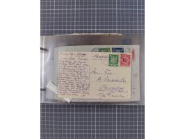 1897/1934, Sammlung “DSP LINIE BREMEN-LA PLATA” mit ca. 135 Briefen, Karten und GSK mit diversen Unterscheidungs-Buchstaben, 