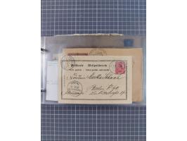 1897/1934, Sammlung “DSP LINIE BREMEN-LA PLATA” mit ca. 135 Briefen, Karten und GSK mit diversen Unterscheidungs-Buchstaben, 