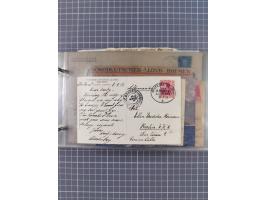 1897/1934, Sammlung “DSP LINIE BREMEN-LA PLATA” mit ca. 135 Briefen, Karten und GSK mit diversen Unterscheidungs-Buchstaben, 