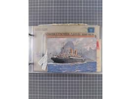 1897/1934, Sammlung “DSP LINIE BREMEN-LA PLATA” mit ca. 135 Briefen, Karten und GSK mit diversen Unterscheidungs-Buchstaben, 