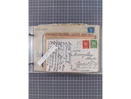 1897/1934, Sammlung “DSP LINIE BREMEN-LA PLATA” mit ca. 135 Briefen, Karten und GSK mit diversen Unterscheidungs-Buchstaben, 