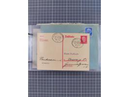 1897/1934, Sammlung “DSP LINIE BREMEN-LA PLATA” mit ca. 135 Briefen, Karten und GSK mit diversen Unterscheidungs-Buchstaben, 