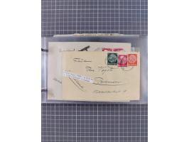 1897/1934, Sammlung “DSP LINIE BREMEN-LA PLATA” mit ca. 135 Briefen, Karten und GSK mit diversen Unterscheidungs-Buchstaben, 