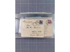 1897/1934, Sammlung “DSP LINIE BREMEN-LA PLATA” mit ca. 135 Briefen, Karten und GSK mit diversen Unterscheidungs-Buchstaben, 