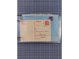 1897/1934, Sammlung “DSP LINIE BREMEN-LA PLATA” mit ca. 135 Briefen, Karten und GSK mit diversen Unterscheidungs-Buchstaben, 