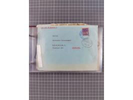 1897/1934, Sammlung “DSP LINIE BREMEN-LA PLATA” mit ca. 135 Briefen, Karten und GSK mit diversen Unterscheidungs-Buchstaben, 