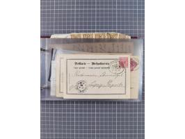 1897/1934, Sammlung “DSP LINIE BREMEN-LA PLATA” mit ca. 135 Briefen, Karten und GSK mit diversen Unterscheidungs-Buchstaben, 