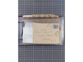 1897/1934, Sammlung “DSP LINIE BREMEN-LA PLATA” mit ca. 135 Briefen, Karten und GSK mit diversen Unterscheidungs-Buchstaben, 