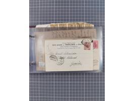 1897/1934, Sammlung “DSP LINIE BREMEN-LA PLATA” mit ca. 135 Briefen, Karten und GSK mit diversen Unterscheidungs-Buchstaben, 