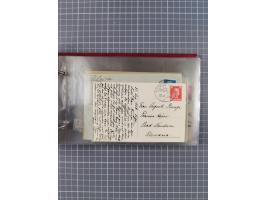 1897/1934, Sammlung “DSP LINIE BREMEN-LA PLATA” mit ca. 135 Briefen, Karten und GSK mit diversen Unterscheidungs-Buchstaben, 