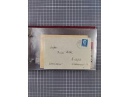 1897/1934, Sammlung “DSP LINIE BREMEN-LA PLATA” mit ca. 135 Briefen, Karten und GSK mit diversen Unterscheidungs-Buchstaben, 