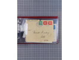 1897/1934, Sammlung “DSP LINIE BREMEN-LA PLATA” mit ca. 135 Briefen, Karten und GSK mit diversen Unterscheidungs-Buchstaben, 