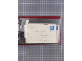 1897/1934, Sammlung “DSP LINIE BREMEN-LA PLATA” mit ca. 135 Briefen, Karten und GSK mit diversen Unterscheidungs-Buchstaben, 