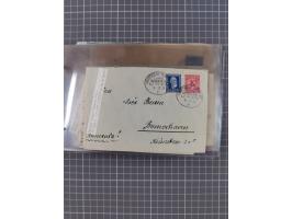 1897/1934, Sammlung “DSP LINIE BREMEN-LA PLATA” mit ca. 135 Briefen, Karten und GSK mit diversen Unterscheidungs-Buchstaben, 