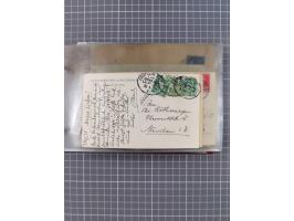 1897/1934, Sammlung “DSP LINIE BREMEN-LA PLATA” mit ca. 135 Briefen, Karten und GSK mit diversen Unterscheidungs-Buchstaben, 