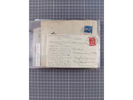 1897/1934, Sammlung “DSP LINIE BREMEN-LA PLATA” mit ca. 135 Briefen, Karten und GSK mit diversen Unterscheidungs-Buchstaben, 