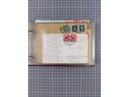 1897/1934, Sammlung “DSP LINIE BREMEN-LA PLATA” mit ca. 135 Briefen, Karten und GSK mit diversen Unterscheidungs-Buchstaben, 