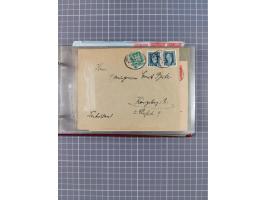 1897/1934, Sammlung “DSP LINIE BREMEN-LA PLATA” mit ca. 135 Briefen, Karten und GSK mit diversen Unterscheidungs-Buchstaben, 