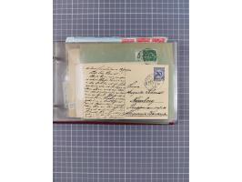 1897/1934, Sammlung “DSP LINIE BREMEN-LA PLATA” mit ca. 135 Briefen, Karten und GSK mit diversen Unterscheidungs-Buchstaben, 