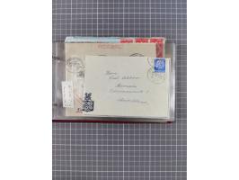 1897/1934, Sammlung “DSP LINIE BREMEN-LA PLATA” mit ca. 135 Briefen, Karten und GSK mit diversen Unterscheidungs-Buchstaben, 