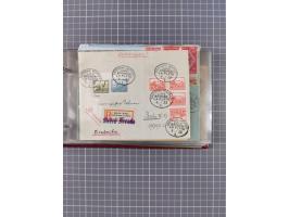 1897/1934, Sammlung “DSP LINIE BREMEN-LA PLATA” mit ca. 135 Briefen, Karten und GSK mit diversen Unterscheidungs-Buchstaben, 