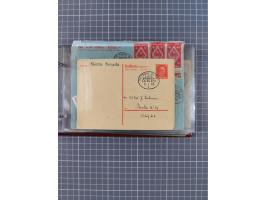 1897/1934, Sammlung “DSP LINIE BREMEN-LA PLATA” mit ca. 135 Briefen, Karten und GSK mit diversen Unterscheidungs-Buchstaben, 