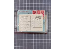 1897/1934, Sammlung “DSP LINIE BREMEN-LA PLATA” mit ca. 135 Briefen, Karten und GSK mit diversen Unterscheidungs-Buchstaben, 