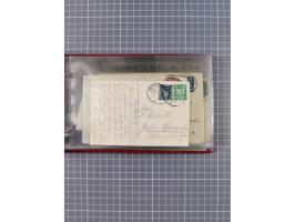 1897/1934, Sammlung “DSP LINIE BREMEN-LA PLATA” mit ca. 135 Briefen, Karten und GSK mit diversen Unterscheidungs-Buchstaben, 