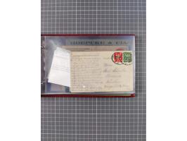 1897/1934, Sammlung “DSP LINIE BREMEN-LA PLATA” mit ca. 135 Briefen, Karten und GSK mit diversen Unterscheidungs-Buchstaben, 