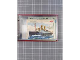 1897/1934, Sammlung “DSP LINIE BREMEN-LA PLATA” mit ca. 135 Briefen, Karten und GSK mit diversen Unterscheidungs-Buchstaben, 