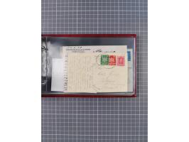 1897/1934, Sammlung “DSP LINIE BREMEN-LA PLATA” mit ca. 135 Briefen, Karten und GSK mit diversen Unterscheidungs-Buchstaben, 