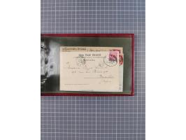 1897/1934, Sammlung “DSP LINIE BREMEN-LA PLATA” mit ca. 135 Briefen, Karten und GSK mit diversen Unterscheidungs-Buchstaben, 