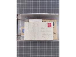 1923/35, Sammlung “DSP HAMBURG-AMERIKA-LINIE” (Segment-Stempel) mit ca. 35 Briefen, Karten und GSK, dabei drei Belege aus der