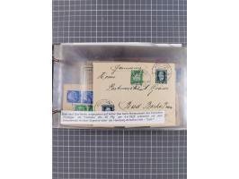 1923/35, Sammlung “DSP HAMBURG-AMERIKA-LINIE” (Segment-Stempel) mit ca. 35 Briefen, Karten und GSK, dabei drei Belege aus der