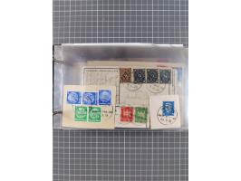 1923/35, Sammlung “DSP HAMBURG-AMERIKA-LINIE” (Segment-Stempel) mit ca. 35 Briefen, Karten und GSK, dabei drei Belege aus der