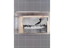 1923/35, Sammlung “DSP HAMBURG-AMERIKA-LINIE” (Segment-Stempel) mit ca. 35 Briefen, Karten und GSK, dabei drei Belege aus der