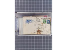 1923/35, Sammlung “DSP HAMBURG-AMERIKA-LINIE” (Segment-Stempel) mit ca. 35 Briefen, Karten und GSK, dabei drei Belege aus der