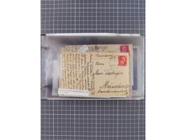 1923/35, Sammlung “DSP HAMBURG-AMERIKA-LINIE” (Segment-Stempel) mit ca. 35 Briefen, Karten und GSK, dabei drei Belege aus der