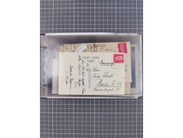 1923/35, Sammlung “DSP HAMBURG-AMERIKA-LINIE” (Segment-Stempel) mit ca. 35 Briefen, Karten und GSK, dabei drei Belege aus der