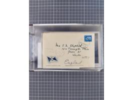 1923/35, Sammlung “DSP HAMBURG-AMERIKA-LINIE” (Segment-Stempel) mit ca. 35 Briefen, Karten und GSK, dabei drei Belege aus der