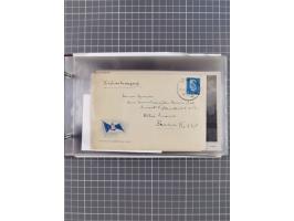 1923/35, Sammlung “DSP HAMBURG-AMERIKA-LINIE” (Segment-Stempel) mit ca. 35 Briefen, Karten und GSK, dabei drei Belege aus der