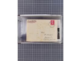 1923/35, Sammlung “DSP HAMBURG-AMERIKA-LINIE” (Segment-Stempel) mit ca. 35 Briefen, Karten und GSK, dabei drei Belege aus der