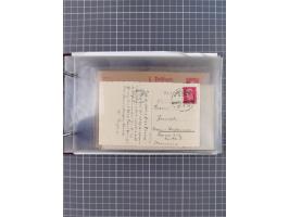 1923/35, Sammlung “DSP HAMBURG-AMERIKA-LINIE” (Segment-Stempel) mit ca. 35 Briefen, Karten und GSK, dabei drei Belege aus der