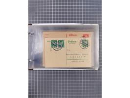 1923/35, Sammlung “DSP HAMBURG-AMERIKA-LINIE” (Segment-Stempel) mit ca. 35 Briefen, Karten und GSK, dabei drei Belege aus der