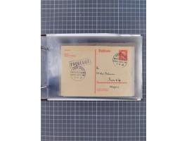 1923/35, Sammlung “DSP HAMBURG-AMERIKA-LINIE” (Segment-Stempel) mit ca. 35 Briefen, Karten und GSK, dabei drei Belege aus der