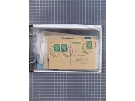 1923/35, Sammlung “DSP HAMBURG-AMERIKA-LINIE” (Segment-Stempel) mit ca. 35 Briefen, Karten und GSK, dabei drei Belege aus der